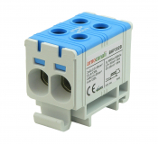 ARNOCANALI COMPACT 2 HOLE DIN TERMINAL 35MM BLUE
