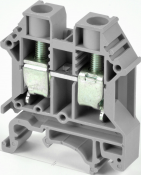 DINKLE DIN RAIL TERMINAL PHASE GREY 10MM