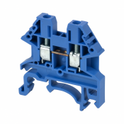 DINKLE DIN RAIL TERMINAL BLUE 2.5MM