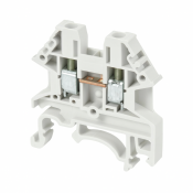 DINKLE DIN RAIL TERMINAL WHITE 2.5MM