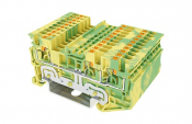 DINKLE SPRING CLAMP 3W EARTH DIN TERM 1.5MM