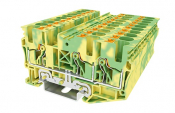 DINKLE SPRING CLAMP 3W EARTH DIN TERM 6MM
