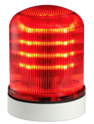 FLR LED MODULE RED 12-24ACDC WITH GREY SHALLOW BASE