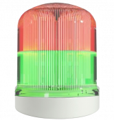FSLR-NFC LED RGB MULTI-COLOUR MULTI SEGMENT BEACON 12-24ACDC WITH GREY SHALLOW BASE
