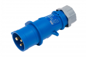 SCL 240V 16A BLUE INDUSTRIAL PLUG 3 PIN IP44