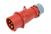 SCL 415V 16A RED INDUSTRIAL PLUG 4 PIN IP44