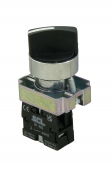 SCL 2 POSITION SELECTOR SWITCH SPRING RETURN 1 NO CONTACT