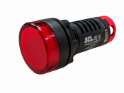 SCL 22mm TEST LED 24VDC RED