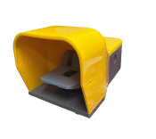 COMEPI FOOT SWITCH M20 1NO+NC YELLOW PLASTIC COVER SNAP