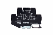 DIN OPTO RELAY 6Amp 90-240VAC PUSH IN TERMINAL