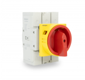 TELERGON S3 SWITCH DISCONNECTOR 3P 20A DOOR MOUTING RED/YELLOW PADLOCKABLE HANDLE