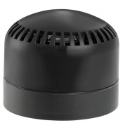 SIR-E BLACK SOUNDER 12-24VACDC WITH SHALLOW BASE