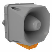 X10 MINI SOUND/BEACON 10-60VDC 10-30VAC, GREY BASE IP69K AMB