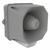 X10 MAXI SOUNDER/BEACON 115-230VAC GREY BASE IP69K CLR