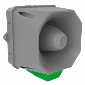 X10 MINI SOUND/BEACON 10-60VDC 10-30VAC, GREY BASE IP69K GRN