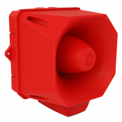 X10 MINI SOUND/BEACON 10-60VDC 10-30VAC RED BASE IP69K RED