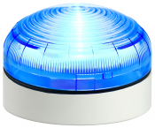 XLFJR LED MODULE BLUE 12-24ACD WITH SHALLOW GREY BASE