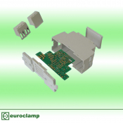 EUROCLAMP DIN MODULE HOUSING 35MM GREY