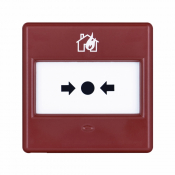 RED CALL POINT GLASS+PLASTIC RESET, 470R + 680R, LPCB/CPD