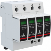 CITEL 3PHASE+N TYPE2 FUSED SPD IMAX 25KA UC=275VAC IT