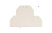 DINKLE 2.5 & 4MM 2+2+2+1W DIN TERMINAL END GREY