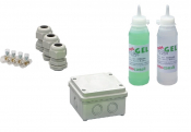 ARNOCANALI IP68 BI-COMPONENT RUBBER KIT & 100mm ENCLOSURE