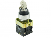 SCL 3 POSITION KEY SWITCH SPRING RETURN 2 NO CONTACTS
