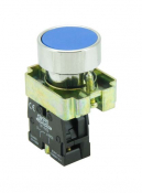 SCL 22MM PUSHBUTTON BLUE + 1NO