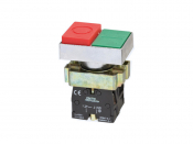 SCL 22mm DUAL PUSHBUTTON 1NO + 1NC CONTACT UL APPROVED