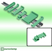 EUROCLAMP PCB MODULAR SUPPORT 72mm DIN RAIL FOOT