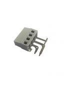 EUROCLAMP PCB TERMINAL BLOCK ANGLED 16A 5mm 4 POLE LEFT