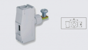 EUROCLAMP PANEL FEED THROUGH TERMINAL 101A 15mm GREY