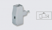 EUROCLAMP PANEL FEED THROUGH TERMINAL 41A 10mm GREY