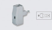 EUROCLAMP PANEL FEED THROUGH TERMINAL 41A 10mm GREY