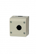 TEND 22mm 1 HOLE ENCLOSURE GREY