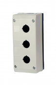 TEND 22mm 3 HOLE ENCLOSURE GREY