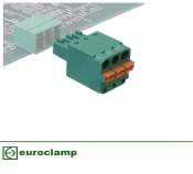 EUROCLAMP PLUGIN CONNECTOR HORIZONTAL 3.81mm 17 POLE