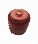 STRIDOR MULTISOUND ALARM RED 9-28VDC RED DEEP BASE