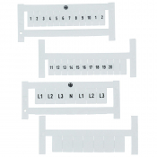 DIN MARKING TAG (121-130) 4MM 120 PER CARD