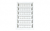 DIN MARKING TAG (BLANK) 4MM 60 PER CARD - CENTRE LABEL