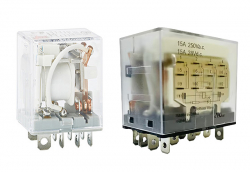 HF13F Series - 2 & 4 Pole Plug In Power Relays