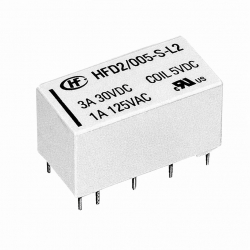 HFD2 Series - 2 Pole Changeover Relay 1 Amp