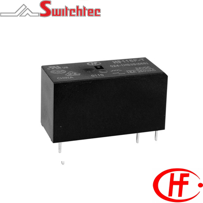 HF115FTH 16 Amp Changeover - 1 Form C Sensitive