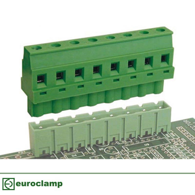 Vertical Female 10.16mm Pitch Plug In Terminal Blocks